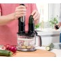 Braun MQ 7087X 1,2 L Frullatore ad immersione 1000 W Nero, Acciaio inossidabile (0X22111291) (MQ7087X)