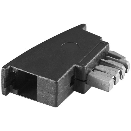 Goobay TAE-N/RJ11 Adapter TAE-N M RJ 11 FM Nero (50308)