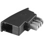 Goobay TAE-N/RJ11 Adapter TAE-N M RJ 11 FM Nero (50308)
