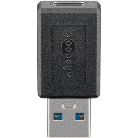 Goobay USB-C - USB 3.0 A, F/M USB C Nero (45400)