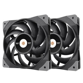 Thermaltake TOUGHFAN 12 Case per computer Ventilatore 12 cm Nero 2 pz (CL-F082-PL12BL-A)