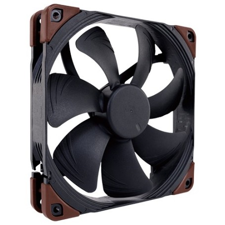 Noctua NF-A14 industrialPPC-2000 Case per computer Ventilatore 14 cm Nero, Marrone (NF-A14 PPC 2000) (NF-A14 iPPC-2000)