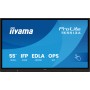 iiyama TE7513A-B1AG visualizzatore di messaggi Pannello piatto interattivo 190,5 cm (75") Wi-Fi 450 cd/m² 4K Ultra HD Nero Touc