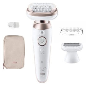 Braun Silk-épil 9 Flex 9-030 3D 40 pinzette Rosa, Bianco (7500435225311)