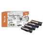 Peach 110956 cartuccia toner 4 pz Nero, Ciano, Magenta, Giallo (110956)