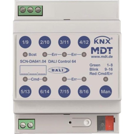 MDT technologies DALI Control 64 Gateway 4TE, REG SCN-DA641.04 (SCN-DA641.04)