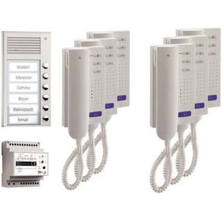 TCS Türsprechanlagen-Set PPA06-EN/02 pre pack6 AP 6Teilnehmer (PPA06-EN/02)
