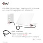 CLUB3D CSV-1568 replicatore di porte e docking station per notebook USB 3.2 Gen 2 (3.1 Gen 2) Type-C Metallico (CSV-1568)