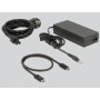 DeLOCK 87725 replicatore di porte e docking station per notebook Cablato Thunderbolt 3 Nero, Argento (87725)