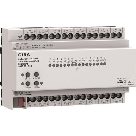 Gira Schalt-, Jalousieaktor 16f/8f 16 A 502800 (502800)