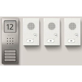 Audio-Set Set CAB 850-3 E/W Basic Edelstahl gebürstet (210008744-00)
