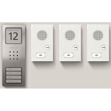 Audio-Set Set CAB 850-3 E/W Basic Edelstahl gebürstet (210008744-00)