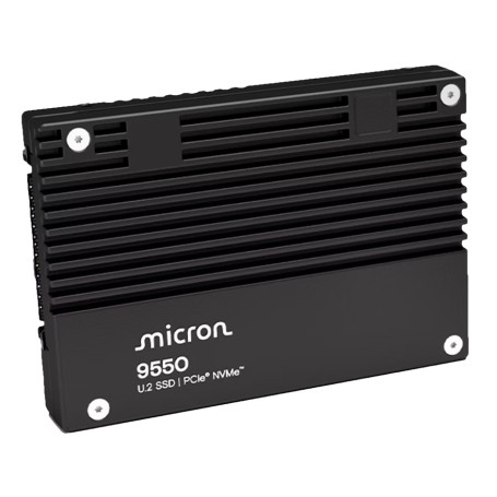 Micron 9550 MAX 6,4 TB U.2 PCI Express 5.0 NVMe 3D TLC NAND (MTFDLAL6T4THB-1BK1DABYYR)