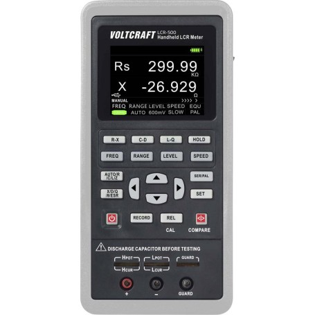 Voltcraft LCR-500 LCR Messbrücke digital Datenlogger CAT I Anzeige Counts (VC-15444850)