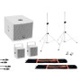 Omnitronic 20000837 altoparlante Bianco Con cavo e senza cavo 800 W