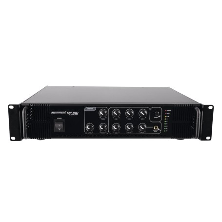 Omnitronic 80709630 amplificatore audio Resa/fase Nero