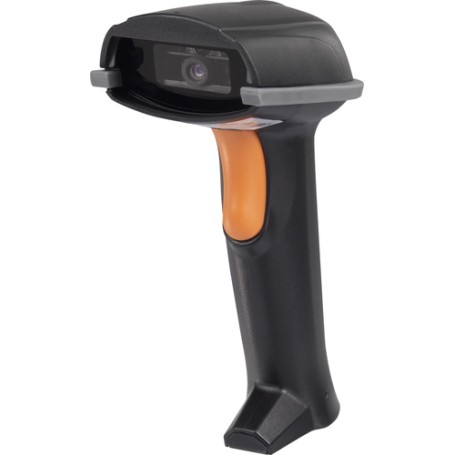 Renkforce LS6302J Lettore di codici a barre portatile 1D/2D LED Nero, Arancione (RF-3782758)