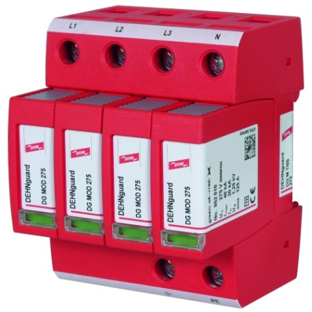 DEHN DG M TNS 275 Rosso 230 - 400 V (952 400) (952400)