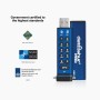 iStorage datAshur Pro unità flash USB USB tipo A 3.2 Gen 1 (3.1 Gen 1) Blu (IS-FL-DA3-256-64)