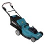 Makita DLM538Z tagliaerba Tagliaerba a spinta Batteria Nero, Blu, Metallico