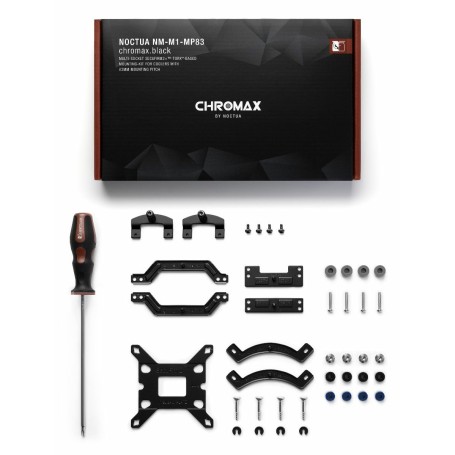 NM-M1-MP83 chromax.black, Befestigung/Montage (schwarz)