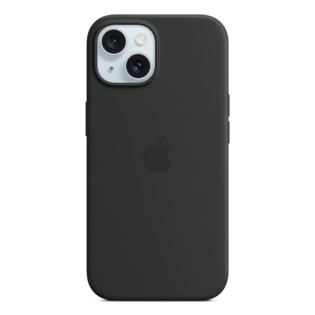 Apple Custodia MagSafe in silicone per iPhone 15 - Nero (MXPD3ZM/A)
