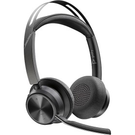 POLY Voyager Focus 2 UC Auricolare Con cavo e senza cavo A Padiglione Ufficio USB tipo A Bluetooth Nero (213726-02)
