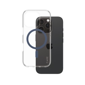 PanzerGlass CARE by ® Flagship Cover Trasparente Urban Combat con MagSafe Blu iPhone 16 Pro (1366)