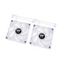 Thermaltake TT CT120 ARGB Sync PC Case per computer Ventilatore Bianco 2 pz (CL-F153-PL12SW-A)