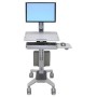Ergotron WorkFit C-Mod, Single Display Sit-Stand Workstation 68,6 cm (27") Pavimento Grigio (24-198-055)