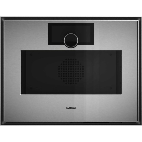 Gaggenau GS470120 - Serie Expressive, forno a vapore, acciaio inox dietro vetro fumé, cerniera porta: a destra, 60 x 45 cm
