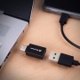 USB 3.2 Gen 1 Adapter OfficePal, USB-A  USB-C / USB-C  USB-A (schwarz, 2er Set) (4044951038473)