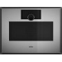 Gaggenau GM451120 - Serie Expressive, forno a microonde, acciaio inox dietro vetro fumé, cerniera porta: sinistra, 60 x 45 cm