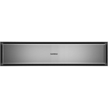 Gaggenau GV451120 - Serie Expressive, cassetto sottovuoto, acciaio inox dietro vetro fumé, 60 x 14 cm