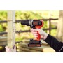 Black & Decker BCD003C2K-QW trapano 1400 Giri/min Senza chiave Nero, Rosso