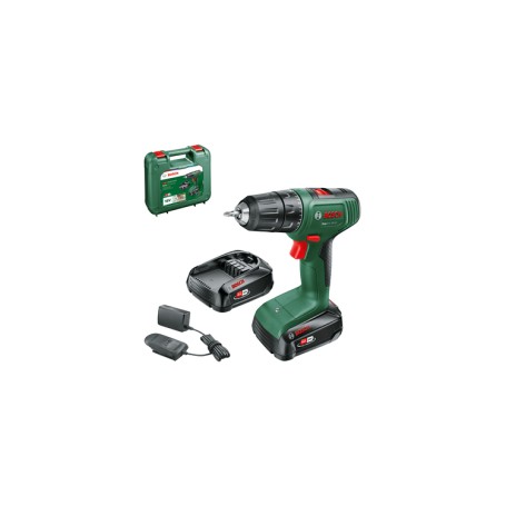 Bosch Easy Drill 18V-40 1630 Giri/min Senza chiave 1,3 kg Nero, Verde (06039D8002)