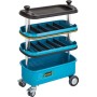 Werkzeugwagen Assistent 166N (blau/schwarz, absenkbar)