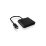 RaidSonic IB-CR301-C3 lettore di schede USB 3.2 Gen 1 (3.1 Gen 1) Type-C Nero (IB-CR301-C3) (60649)