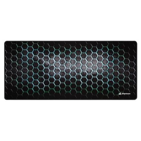 Sharkoon SKILLER SGP30 Tappetino per mouse per gioco da computer Nero, Verde (4044951032181)