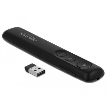 DeLOCK 64092 puntatore wireless Nero (64092)