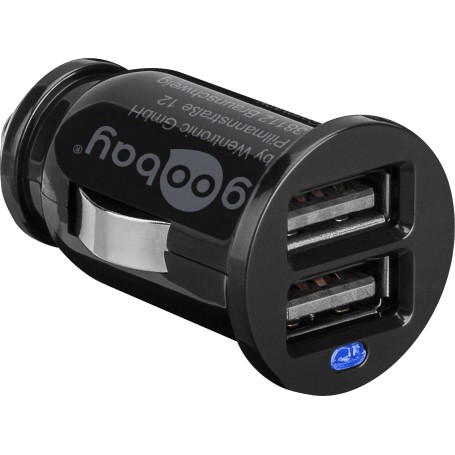 Goobay 44177 Caricabatterie per dispositivi mobili Nero Auto (44177)