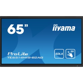 iiyama PROLITE TE6514MIS-B2AG Pannello piatto per segnaletica digitale 165,1 cm (65") LCD Wi-Fi 435 cd/m² 4K Ultra HD Nero Touc