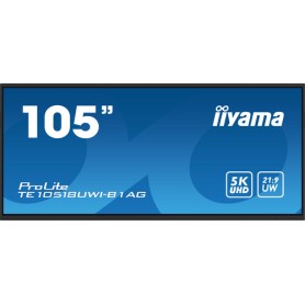 iiyama TE10518UWI-B1AG visualizzatore di messaggi Pannello A digitale 2,67 m (105") LED Wi-Fi 450 cd/m² 5K Ultra HD Nero Touch 