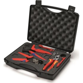 Werkzeugkoffer Photovoltaik, fr Solar-Steckverbinder MC4 (schwarz, 7-teiliges Sortiment, fr Kabel bis 10mm) (97 91 04 V02)