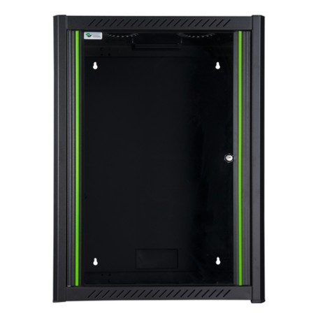 LOGON RWM16U56BL rack 16U Da parete Nero