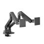 ACT AC8342 Supporti a parete per TV 81,3 cm (32") Scrivania Nero