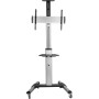 InLine 23170A supporto da tavolo per Tv a schermo piatto 177,8 cm (70") Nero, Argento (23170A)