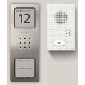 SIEDLE SET CAB 850-1 E/W Audio-Set Basic Edelstahl (210008742-00)