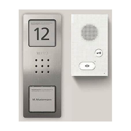 SIEDLE SET CAB 850-1 E/W Audio-Set Basic Edelstahl (210008742-00)