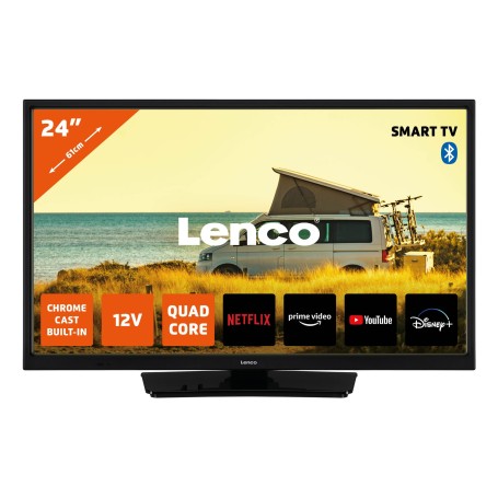 Lenco LED-2463BK (V2) 61 cm (24") HD Smart TV Wi-Fi Nero 300 cd/m² (A004891)